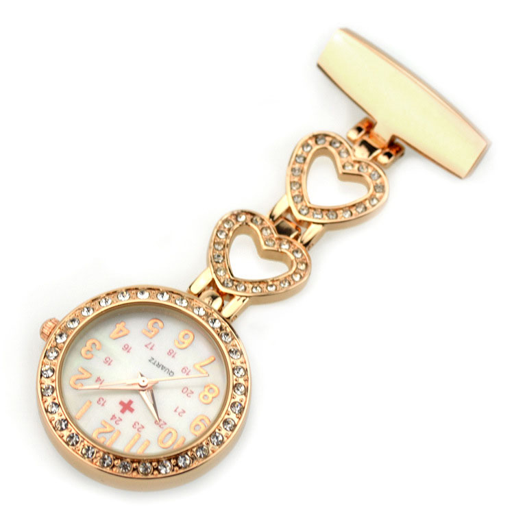 Amazon hot selling New Design Alloy Nurse Watch -5372B Gold plated 