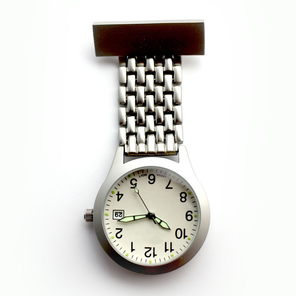 Analog Quartz Nurse's FOB Watch Date display Unisex NS1014