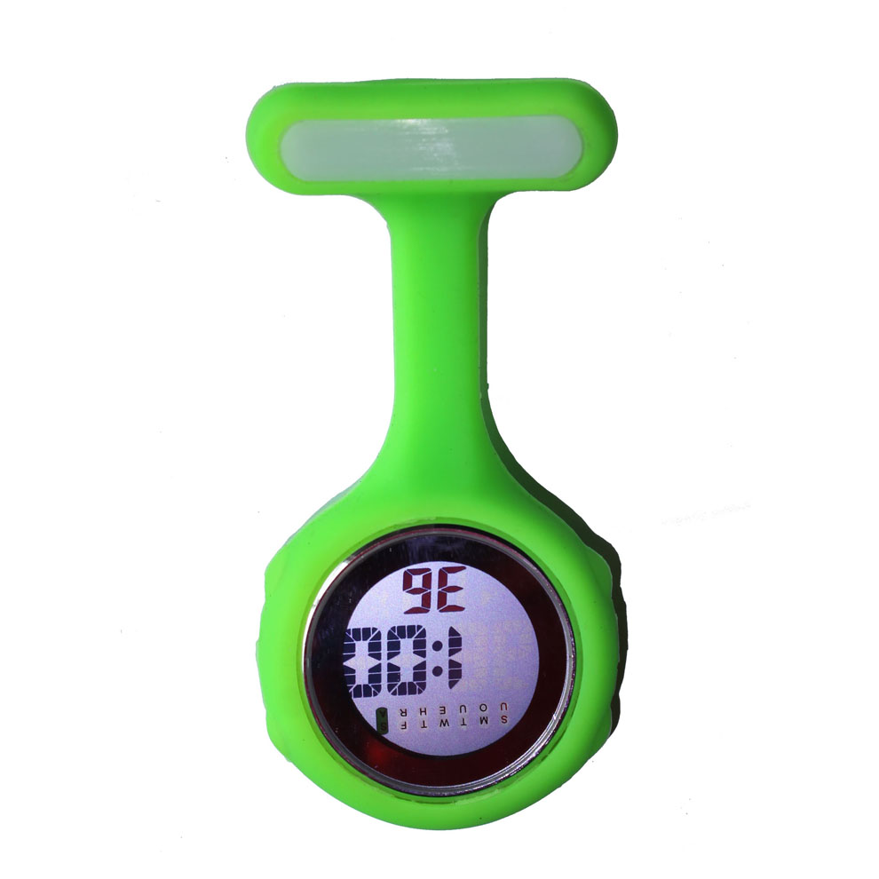Multi-function Digital Silicone Nurse Doctor Gift Fob Pocket Watch-NS888