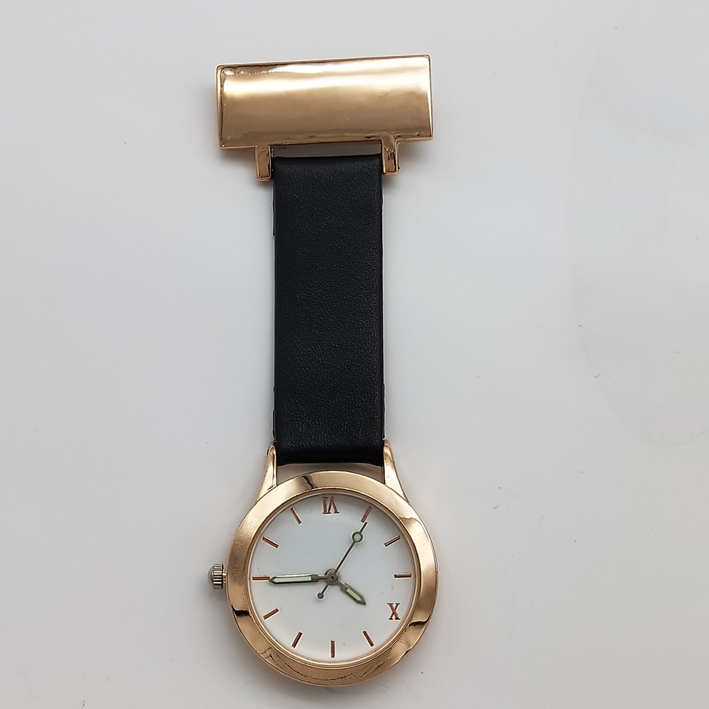 Leather Nurse Watch with 