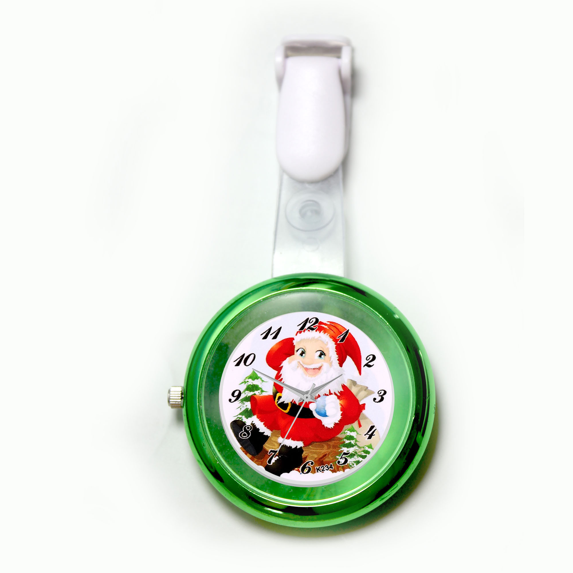  Colored Nurse Clock NS2103 - Christmas theme 