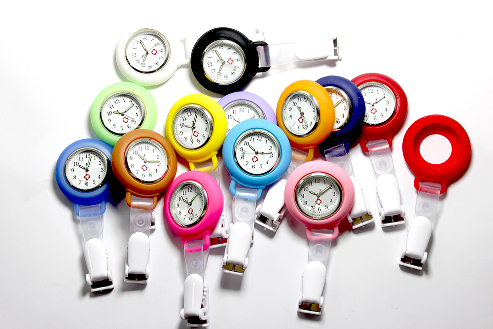 Nurse Watch  Clip on Silicone (Infection Control) NS912 - Amazon hot selling colors 